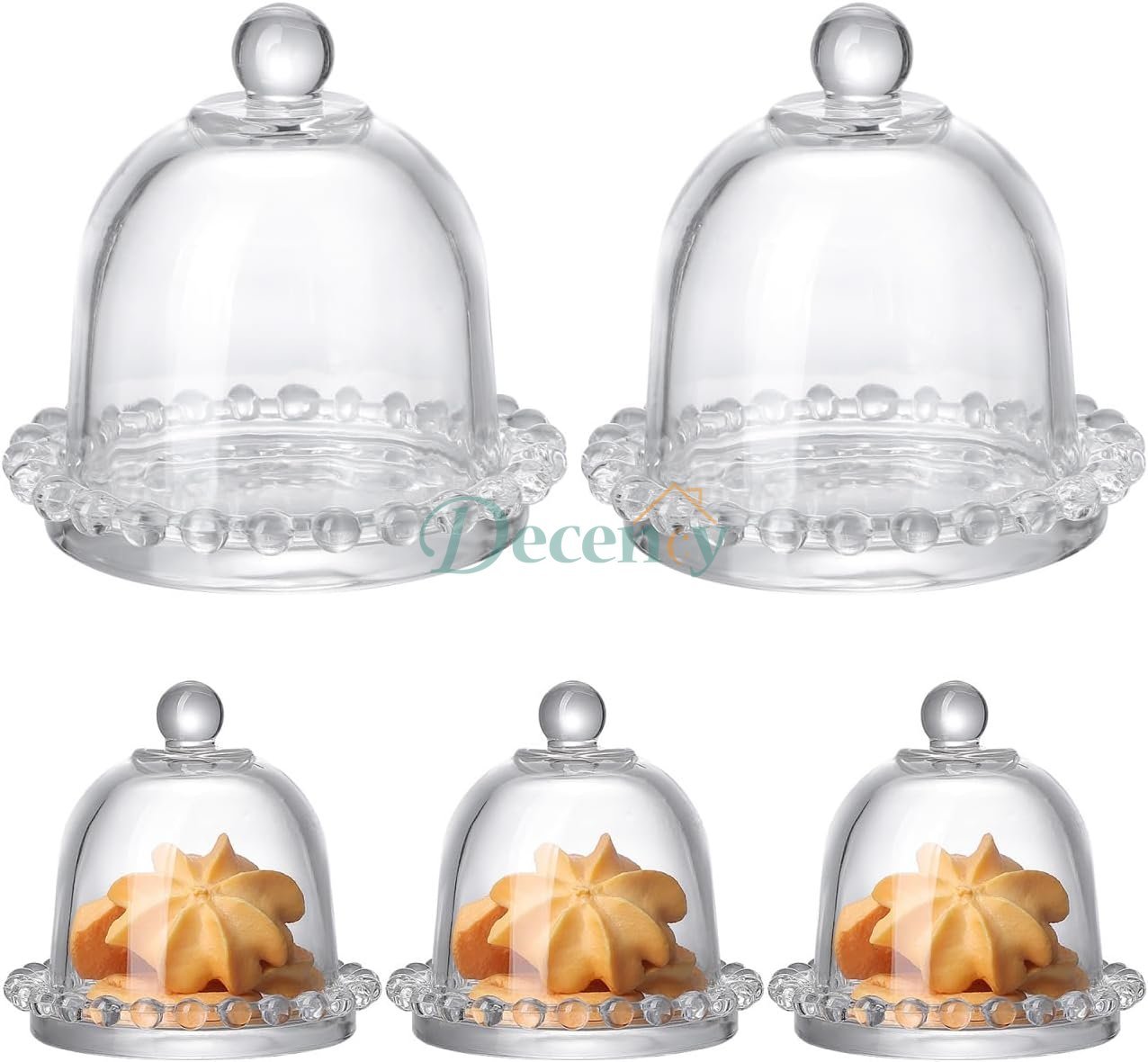 1 Pcs Luxury Decorative Crystal Dessert Display Plate – Stylish Serving Tray