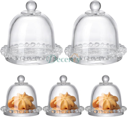 1 Pcs Luxury Decorative Crystal Dessert Display Plate – Stylish Serving Tray