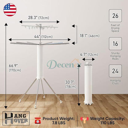 FOLDABLE LAUNDRY STAND TRIPOD