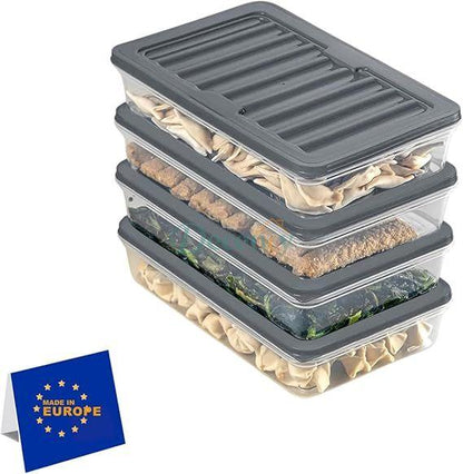 4 Pcs Multi-Purpose Storage Container for the Refrigerator