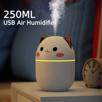 Cute Air Humidifier With Night Light