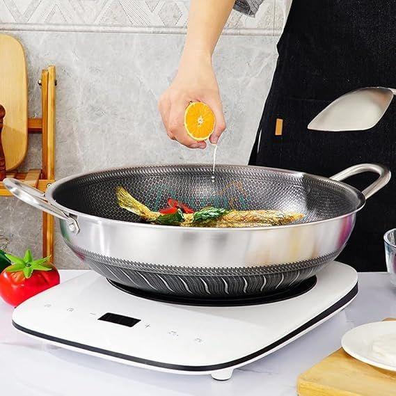 Stainless Steel  Honeycomb Pan