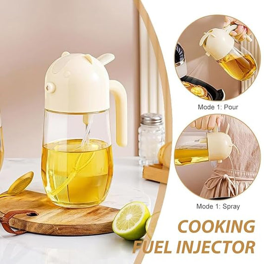 Oil Sprayer Bottle with Pour Spout Olive Oil Dispenser