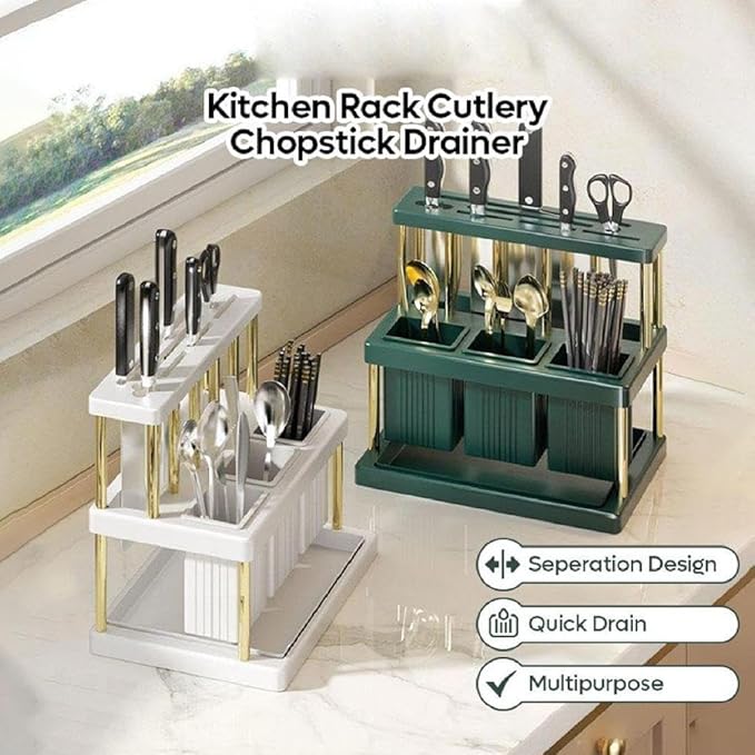 Chopstick Drainer Spoon Fork Storage Rack