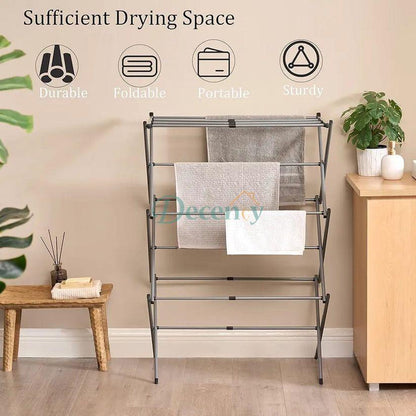 Premium Foldable Cloth Drying Rack – Space Saving