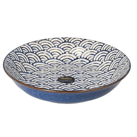 Danny Home Ceramic Bohemian Design Pasta Bowl 21cm
