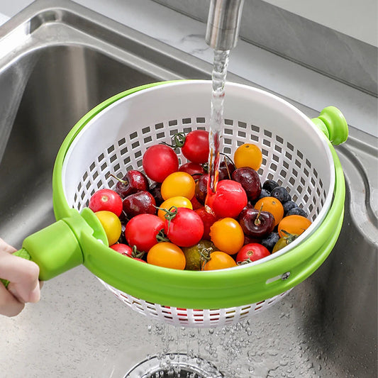 Vegetable & Salad Washing & Spinner Basket