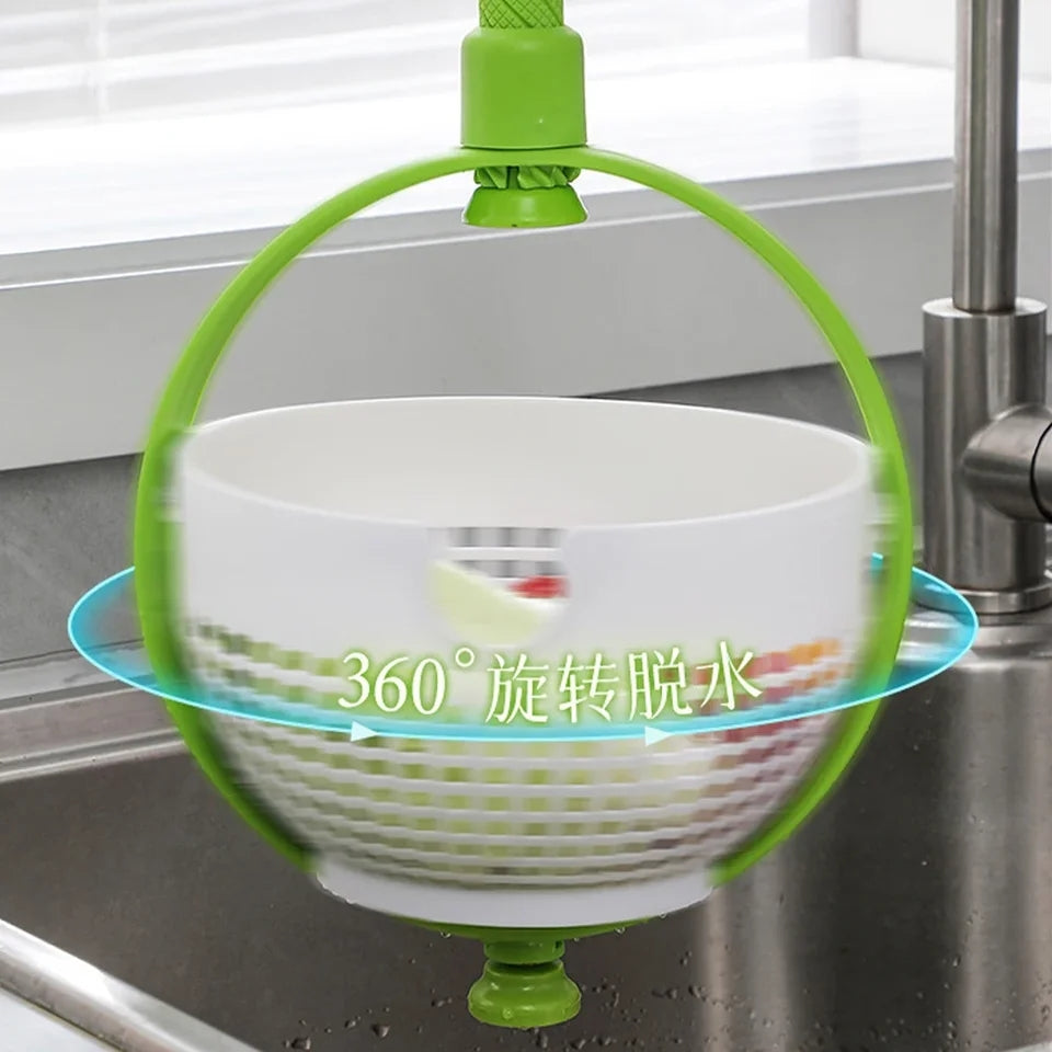 Vegetable & Salad Washing & Spinner Basket