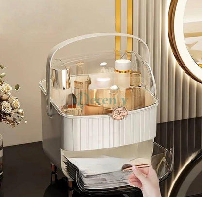 Luxury Acrylic Drawer Makeup Organizer – Transparent Cosmetic