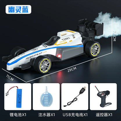 F1 Formula Drift Stunt Spray Remote Control Car High Speed Drift Racing RC Car Kid Toy