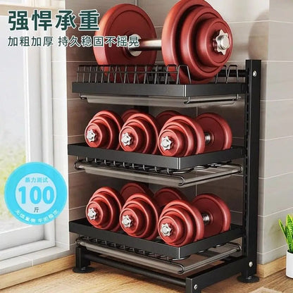 Adjustable Multi-Layer Kitchen Dish Rack – Drainage & Floor-Height