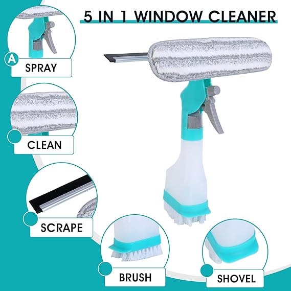 4 in 1 Flexible Window Cleaner Tool