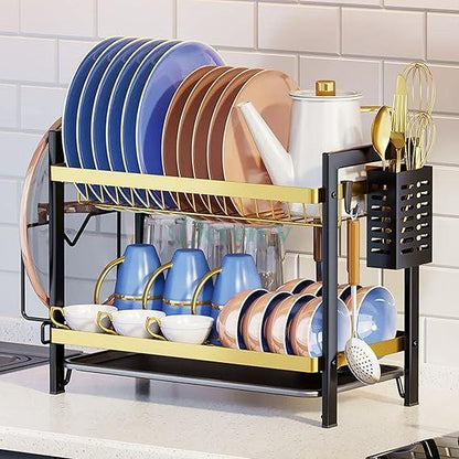Multifunctional Dish Rack For Kitchen  (2 Layer)