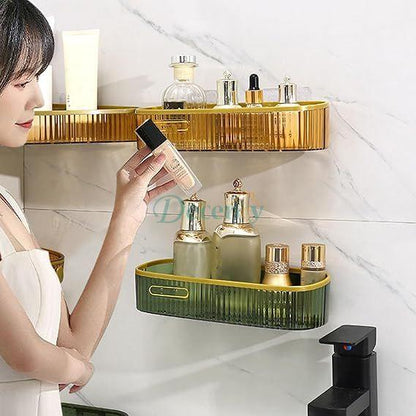 Acrylic Luxury Wall Mounted Rectangle  Shelf