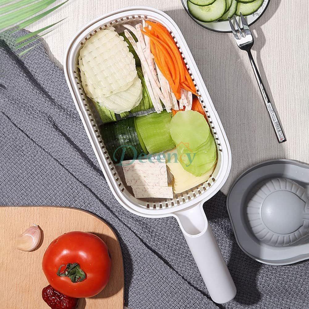 Ecoco vegetables Slicer Carrot Potato Onion Chopper With Drain Basket
