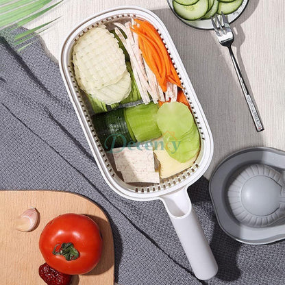 Ecoco vegetables Slicer Carrot Potato Onion Chopper With Drain Basket