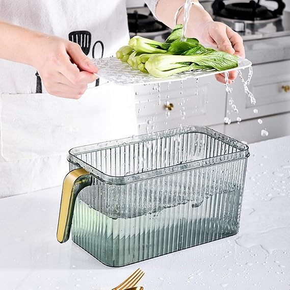 Fridge Organizer Container with Handle