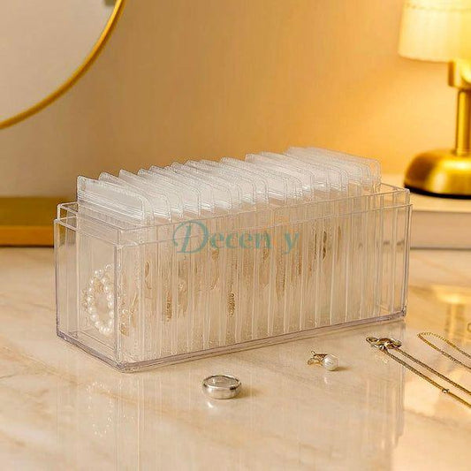 Acrylic Organizer with 20pcs Ziplock bags