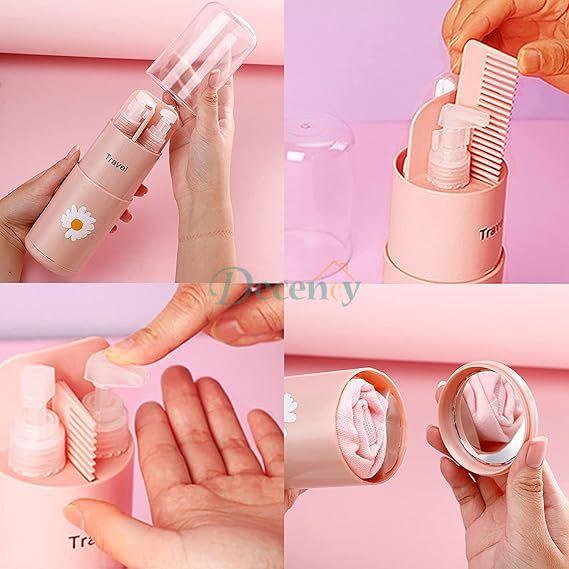  5-in-1 Portable Travel Wash Set Compact, Leak-Proof, and Travel-Ready Toiletry Organizer