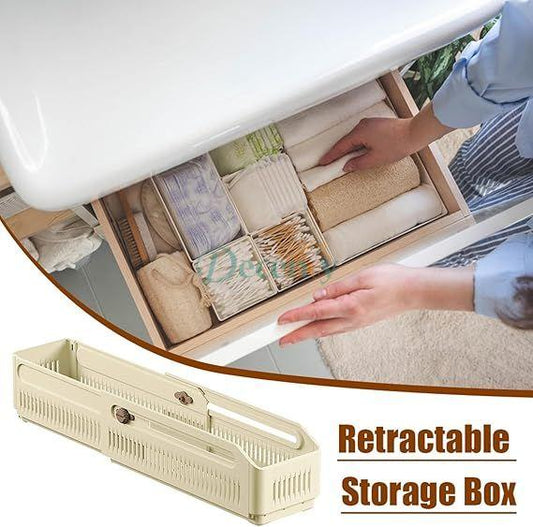 Adjustable Under Sink Storage Bin