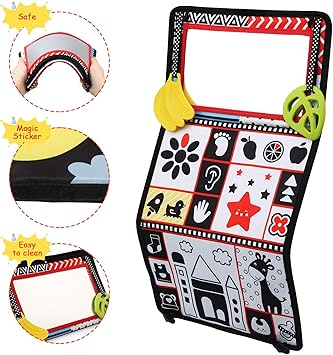 Newborn Tummy Time Mirror Toy