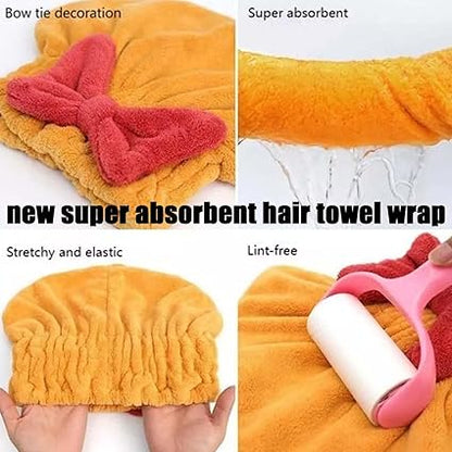 Microfiber Hair Drying Towel Cap