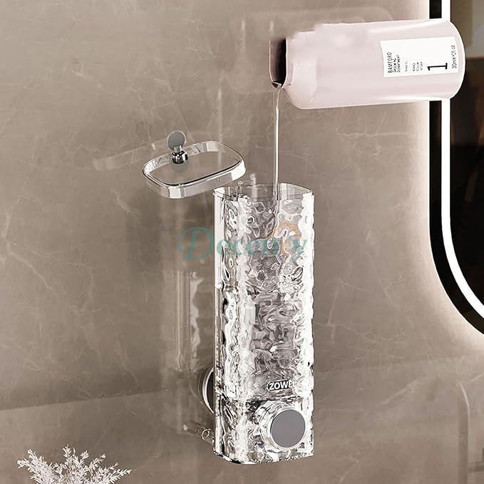 Wall Mounted Suction Cup Soap Dispenser, 450ml