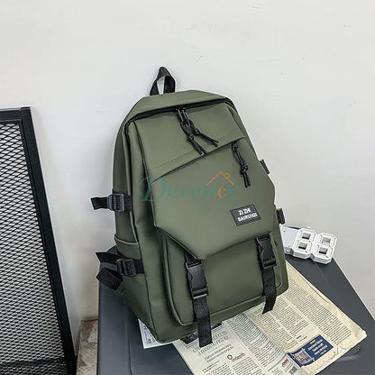 Large capacity nylon sports backpack