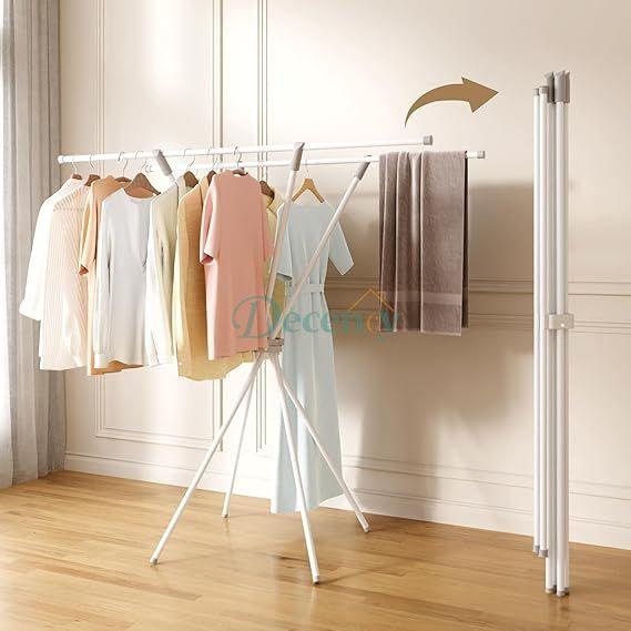 X-Type Drying Hanger - Foldable Portable Clothes Drying Rack
