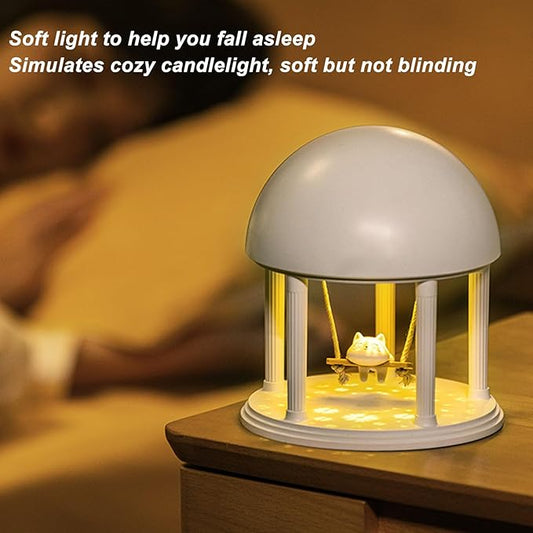Cat Swing Night Light  Lamp
