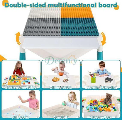 Multi-Function Table - Adaptable 7-in-1 Building Block Table