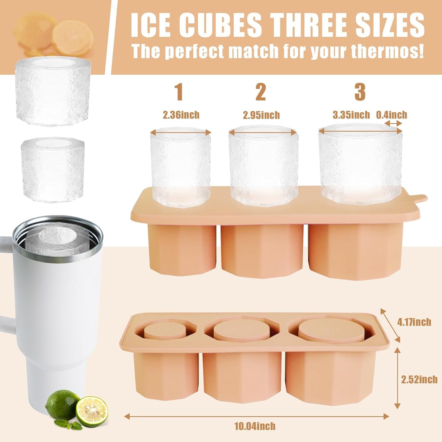 Ice Cube Tray for Tumbler Cup