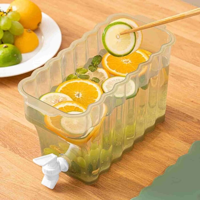 3.6L Acrylic Coloured Juice & Beverage Dispenser with Lid