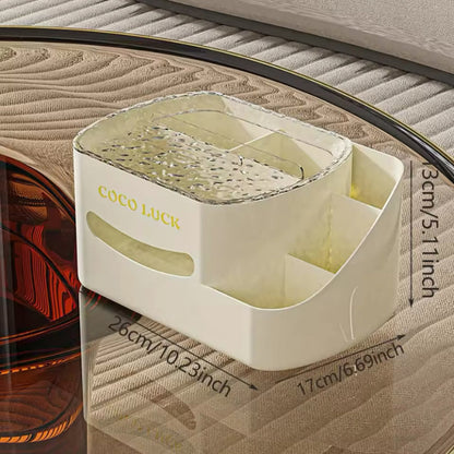 Multifunctional Cosmetic Display Cases with Tissue Box