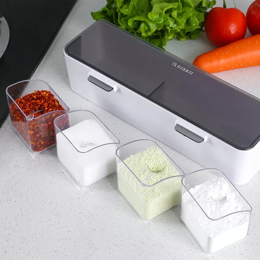 Wall Mounted Punch Free Seasoning Box