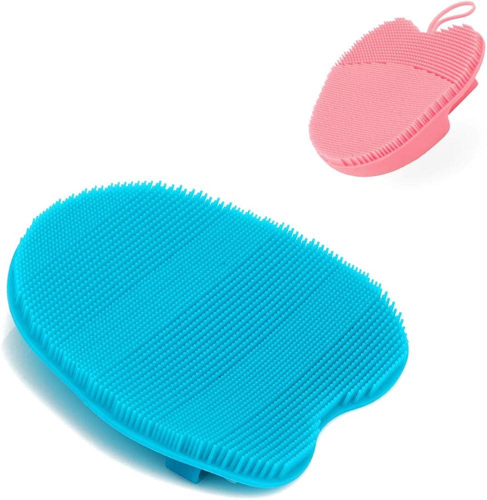 Soft Silicone Shower Brush, Super Deep Cleaning Body Brush, Gentle Exfoliating Bath Glove