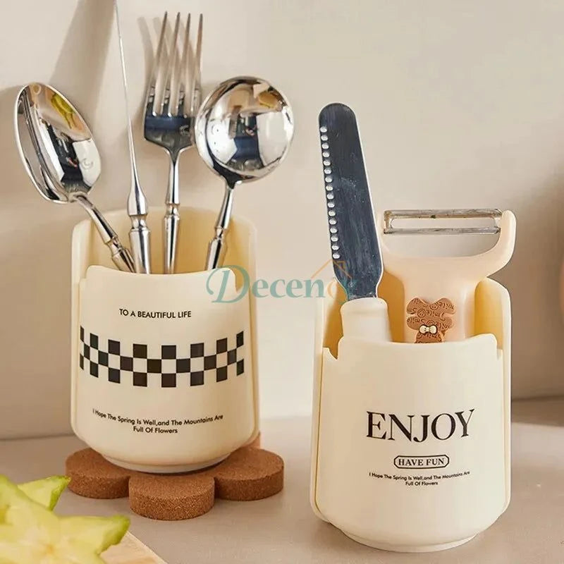 Plastic Kitchen Utensil Holder
