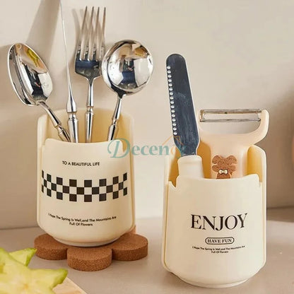 Plastic Kitchen Utensil Holder