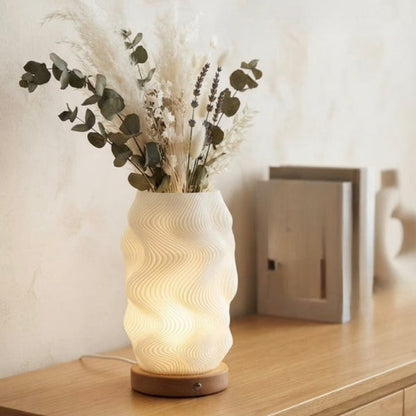LED Flower Vase Lamp for Home Decor