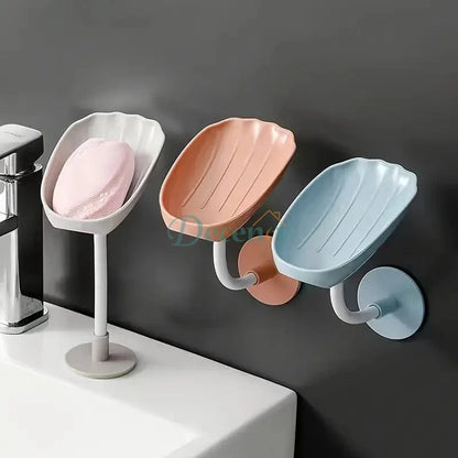 Wall-Mounted Shell-Shaped Soap Dish Holder