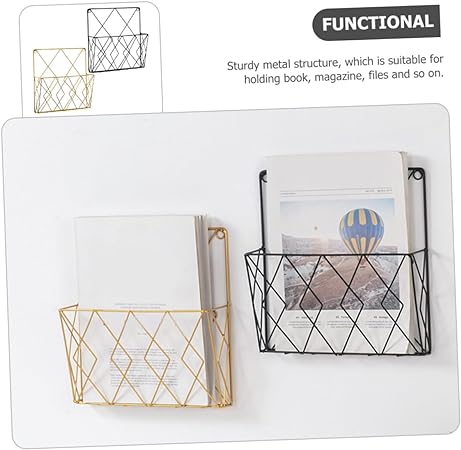 Wall Mounted Books Organizer Shelf