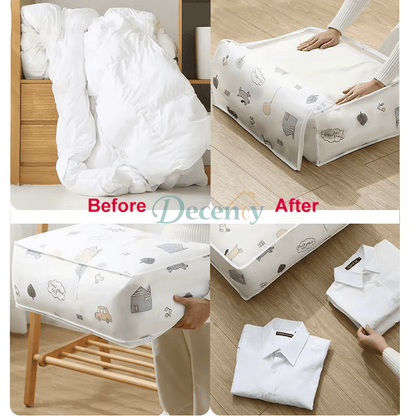 Quilt Storage Bag Waterproof Closet Organizers