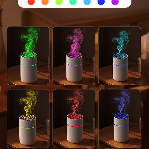 Volcano Humidifier Colorful Atmosphere Light Humidifier