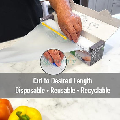Premium Disposable Plastic Cutting Board Mats – Non-Slip Hygienic