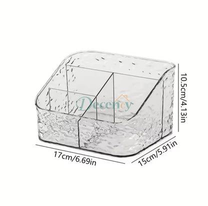 4 Compartment Acrylic Cosmetic Organizer