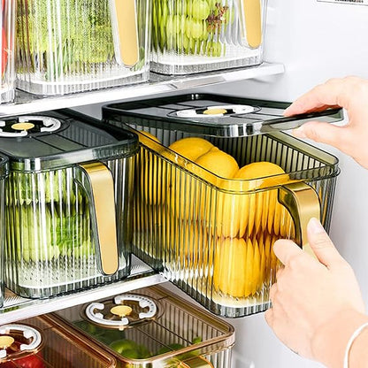 Fridge Organizer Container with Handle