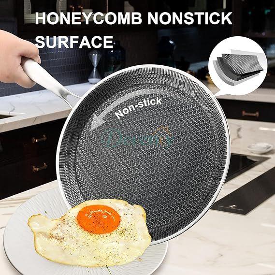 HYBRID NON - STICK COATING SHALLOW FRYPAN