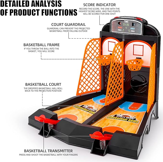 Simulation Finger Basketball Game Set