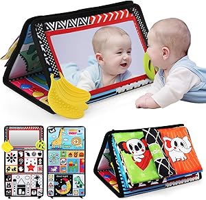 Newborn Tummy Time Mirror Toy