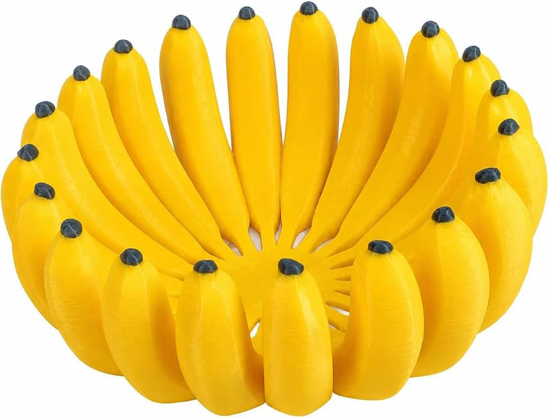 3D Printed Banana Fruit Bowl for Kitchen & Home Decor